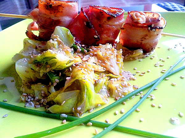 Zeljni rezanci v smetani