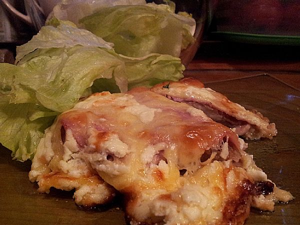 Obložena piščančja bedra