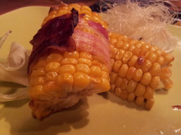 V pečici pečena koruza