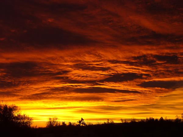 Kaj povzroča čudovito obarvane vzhode in zahode