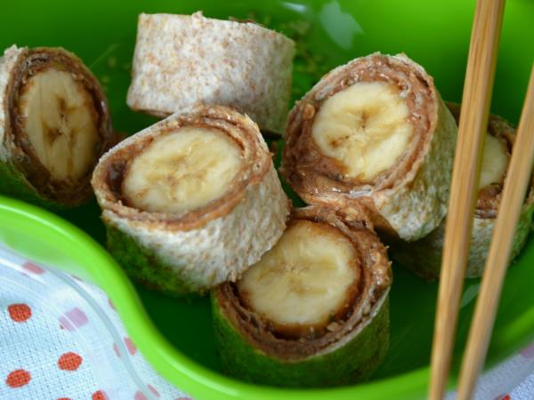 Bananin suši: sladka zamisel, ki jo boste pripravljeni v 5 minutah z le 3 sestavinami