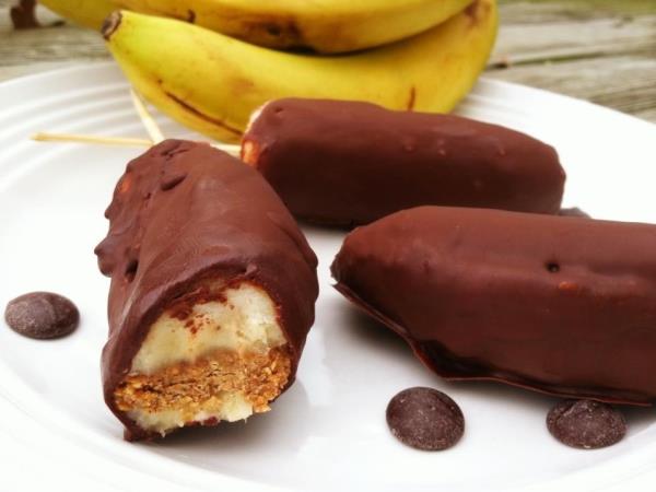 Polnjene čokoladne banane