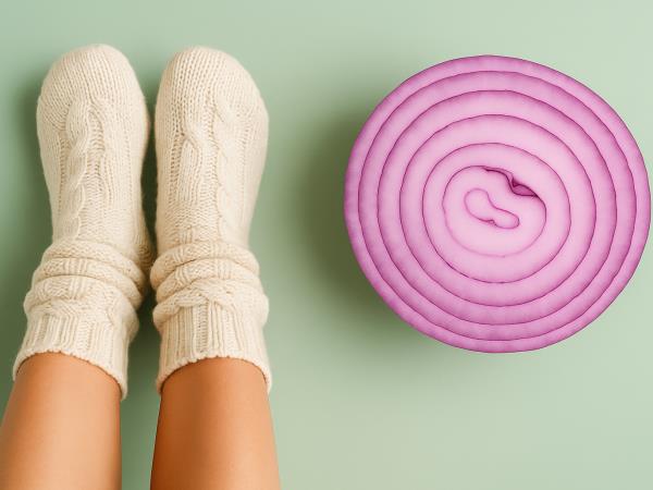 Zakaj je dobro spati s čebulo v nogavicah?