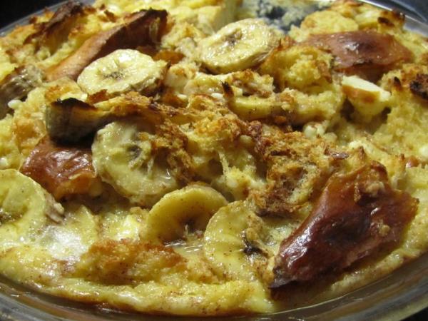 Bananina kruhovka s filadelfijo