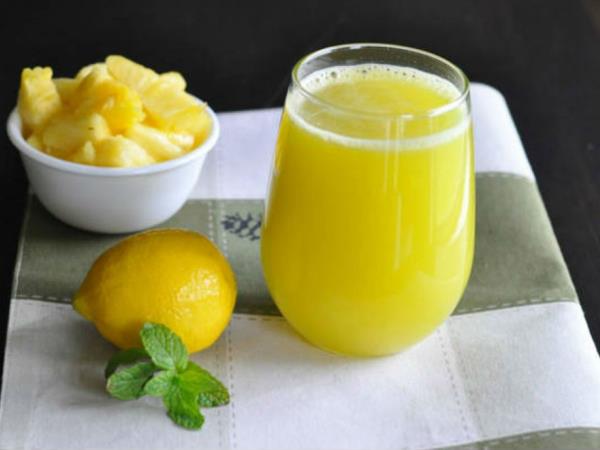 Limona in ananas v kozarcu: osvežilna dvojica, ki telesu res koristi – brez mitov o čudežnem razkisanju