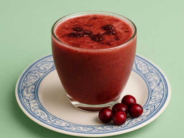 Temno-moder napitek z muškatnim oreščkom