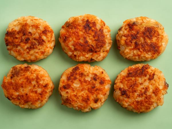 Lososova pleskavica iz 3 sestavin