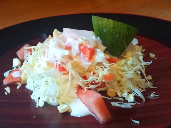 Solata iz zelja in lubenice