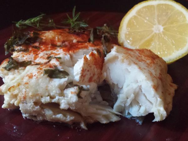 Ribji file v jogurtu