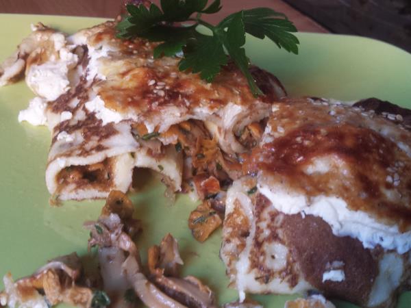 Palačinke z lisičkami