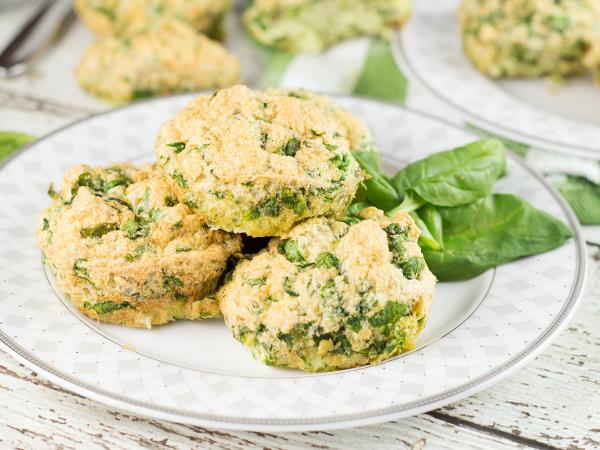 Špinačno-jajčni mafini iz 3 sestavin