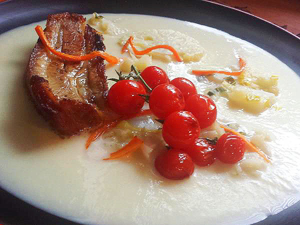 LCHF enolončnica s cvetačo