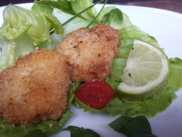 Kokosovi piščančji medaljoni