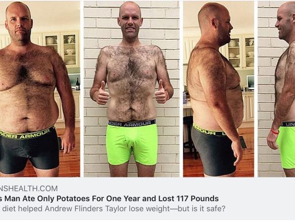 Svetovni hit: krompirjeva dieta? Neee!