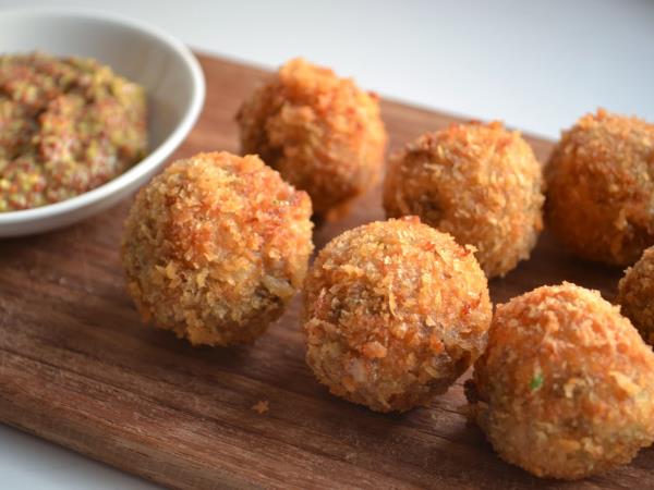 Hrustljave kroglice polente