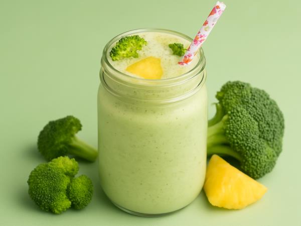 Brokolijev smuti poleti: zelenjava z več vitamina C kot pomaranča, ki telesu vrne, kar izgubi s potenjem