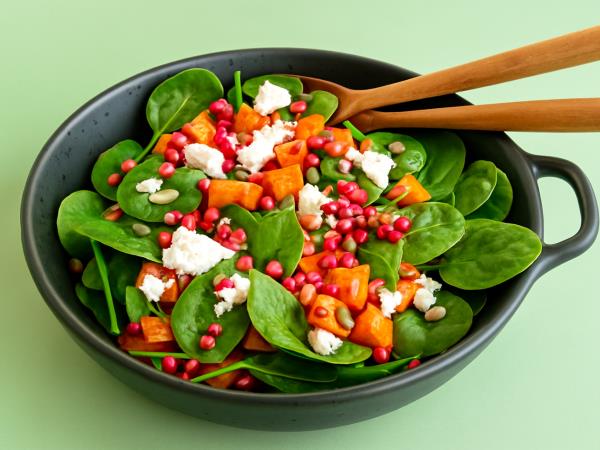 Vulkan energije in zdravja: špinača s korenčkom