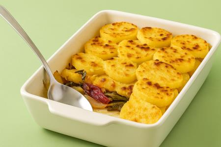 Pečen krompir s polento