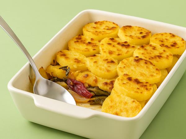 Pečen krompir s polento