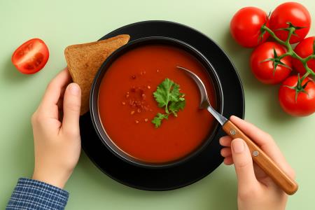 Preprosta jed, ki krepi zdravje: paradižnikova juha